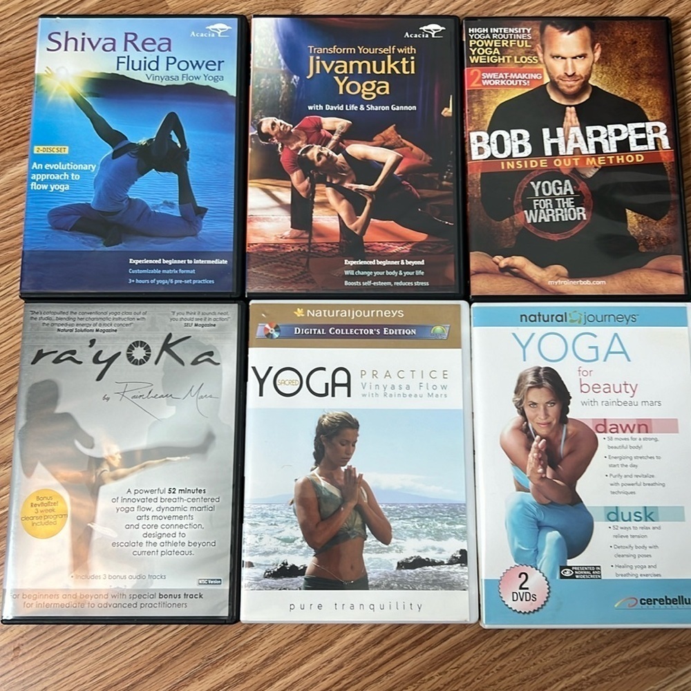 David Life Sharon Gannon Shiva Rea Bob Harper Rainbow Mars DVDs‎